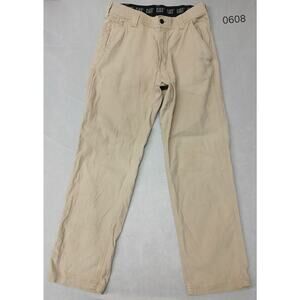 CAT (32x32) Beige Cotton Relaxed Cargo Fit Working Carpenter Jeans